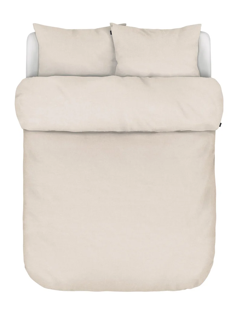 Marc O'Polo Valka dekbedovertrek - Lits-Jumeaux - 240x200/220 cm - Oatmeal