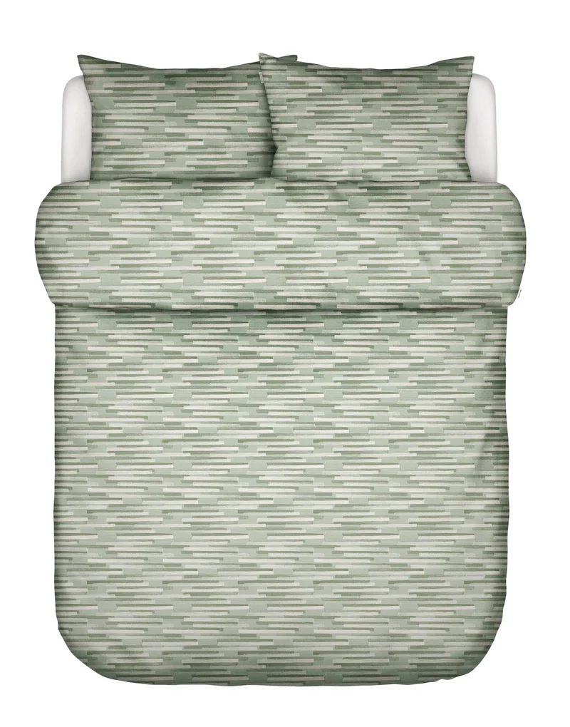 Marc O'Polo Svali dekbedovertrek - Lits-Jumeaux - 240x200/220 cm - Calm sage