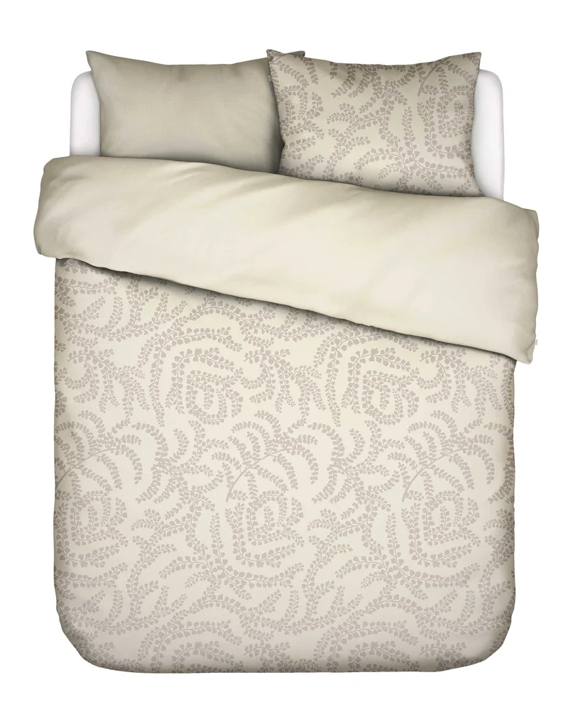 Essenza Eleria dekbedovertrek - Lits-Jumeaux XL – 260x200/220 cm - Oatmeal
