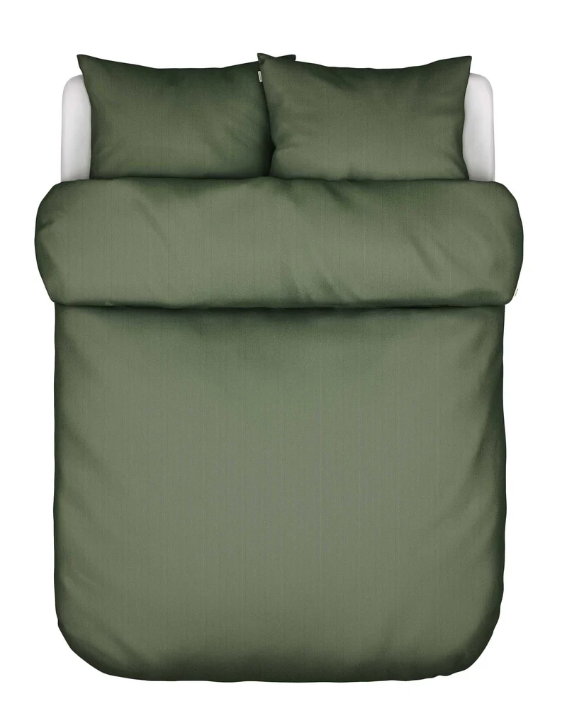 Marc O'Polo Senja dekbedovertrek - Lits-Jumeaux XL – 260x200/220 cm - Dark green ivy