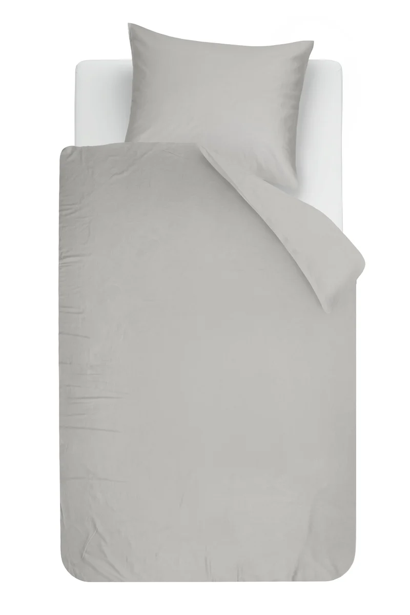 Beddinghouse Dekbedovertrek Lush - 140 x 200/220 cm - Grijs