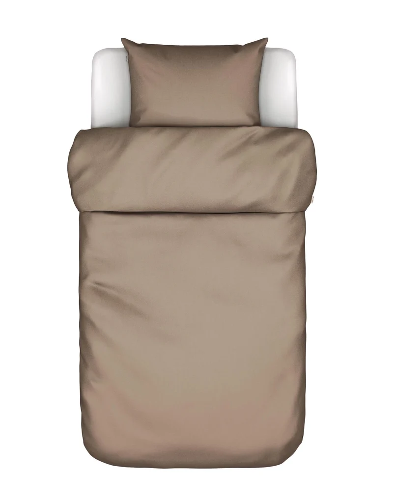 Marc O'Polo Thore dekbedovertrek - Eenpersoons – 140x200/220 cm - Dark Sand