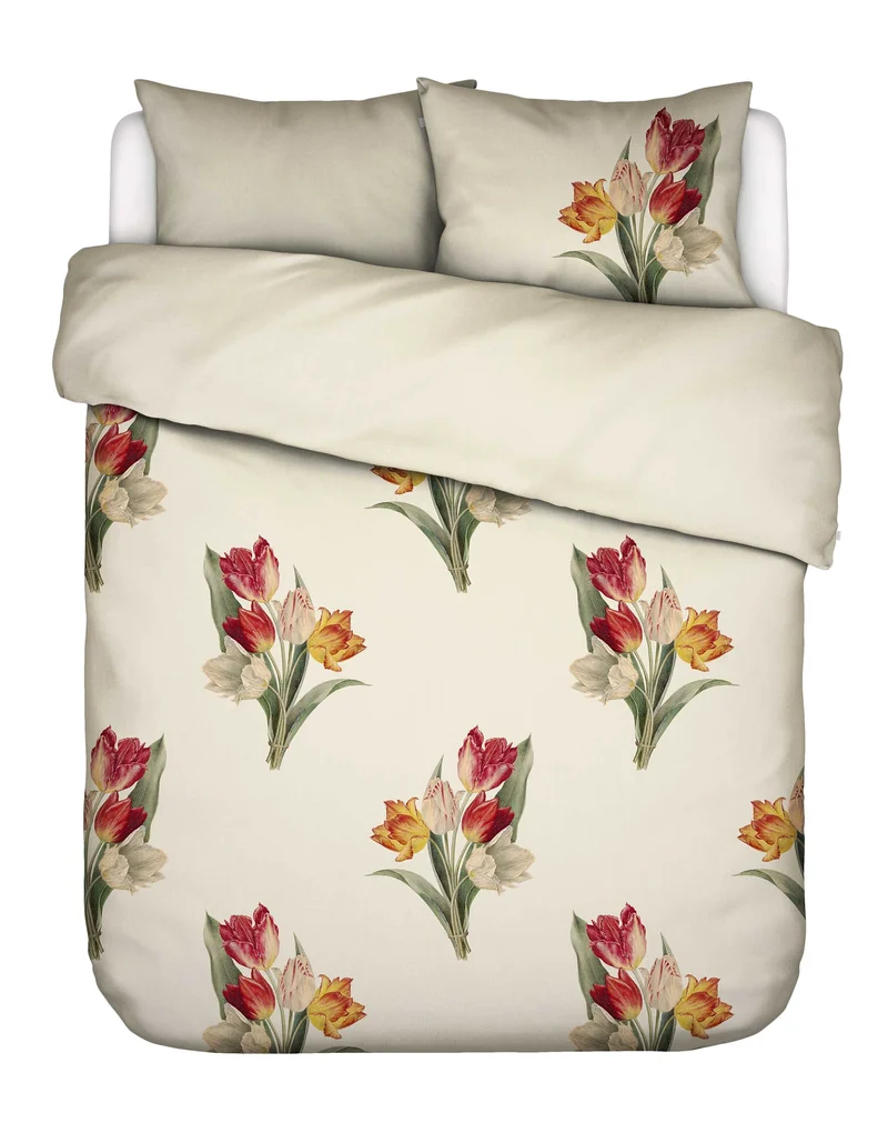 Essenza Tosca dekbedovertrek - Lits-Jumeaux XL – 260x200/220 cm - Vanille
