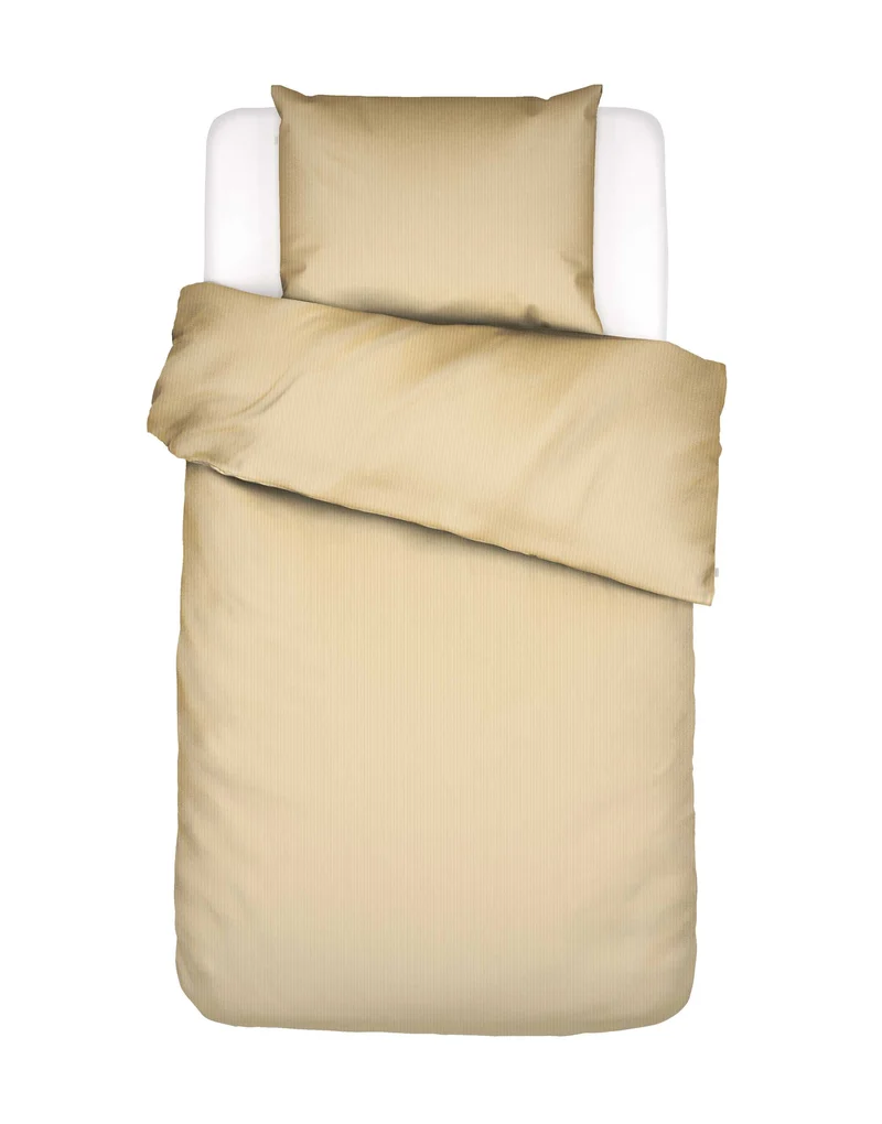 Essenza Coletta dekbedovertrek - Eenpersoons – 140x200/220 cm - Yellow straw