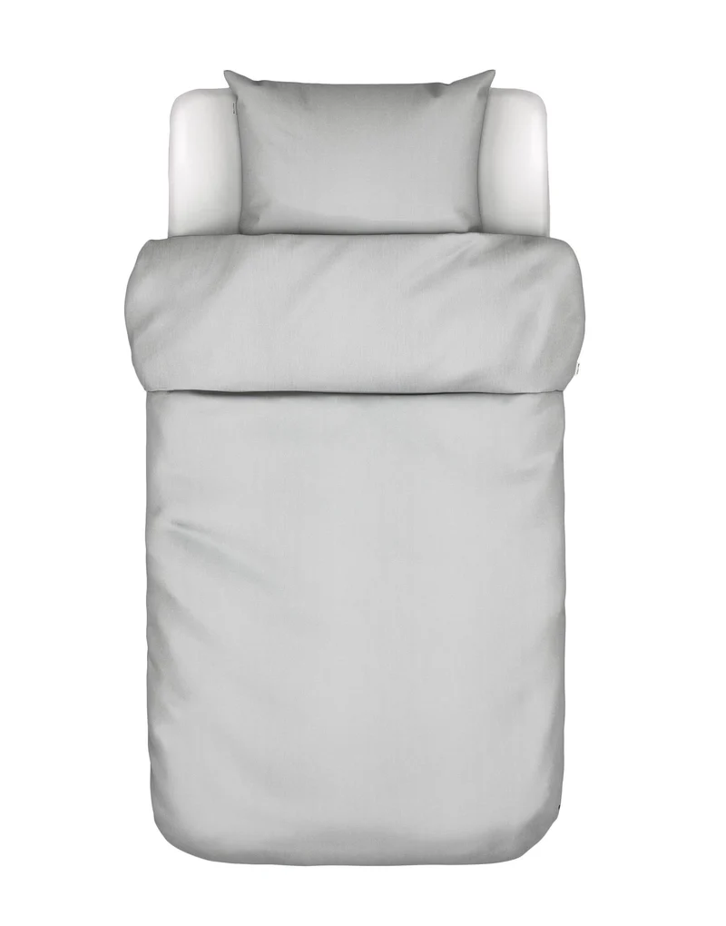 Marc O'Polo Valka dekbedovertrek - Eenpersoons – 140x200/220 cm - Grey mist