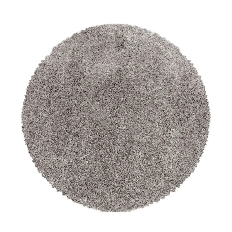 Fluffy Rond Vloerkleed – Beige – Hoogpolig & Extra Zacht