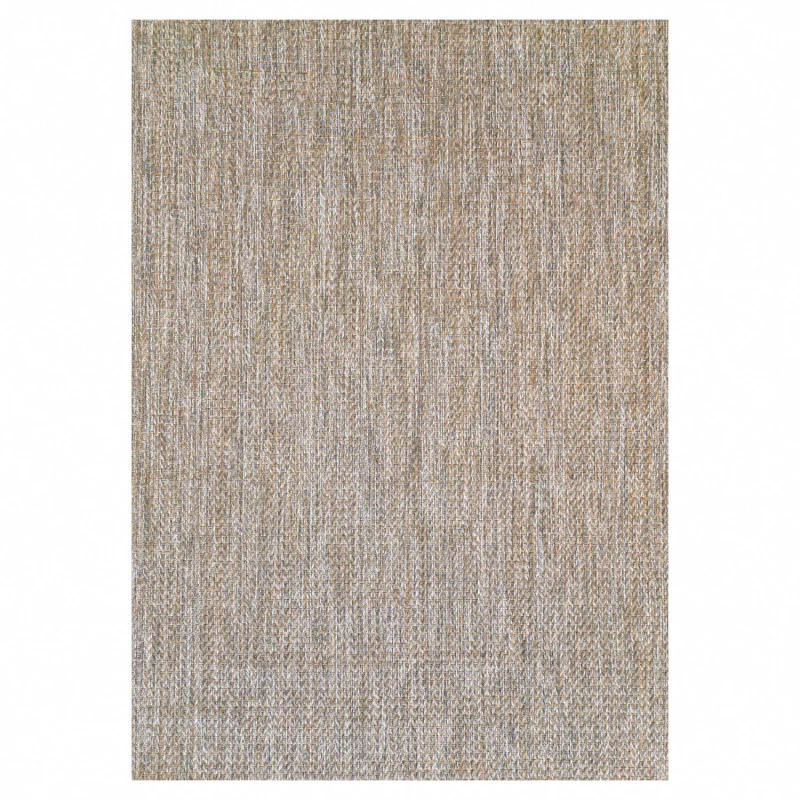 Zagora Vloerkleed – Beige – Laagpolig & Effen – Voor Binnen & Buiten