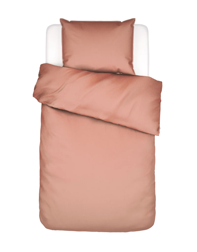 Essenza Minte dekbedovertrek - Eenpersoons – 140x200/220 cm - Bright terra