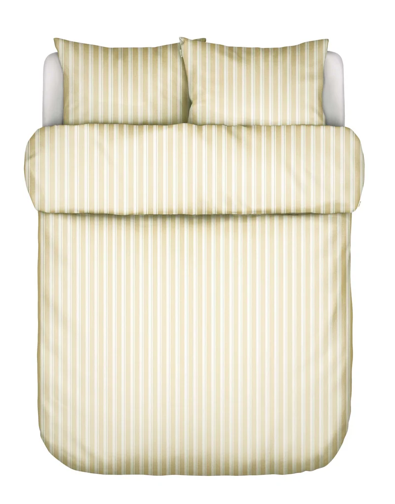Marc O'Polo Steffe dekbedovertrek - Lits-Jumeaux - 240x200/220 cm - Wood tan