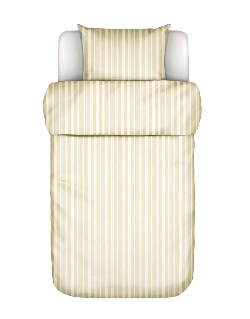 Marc O'Polo Steffe dekbedovertrek - Eenpersoons – 140x200/220 cm - Wood tan