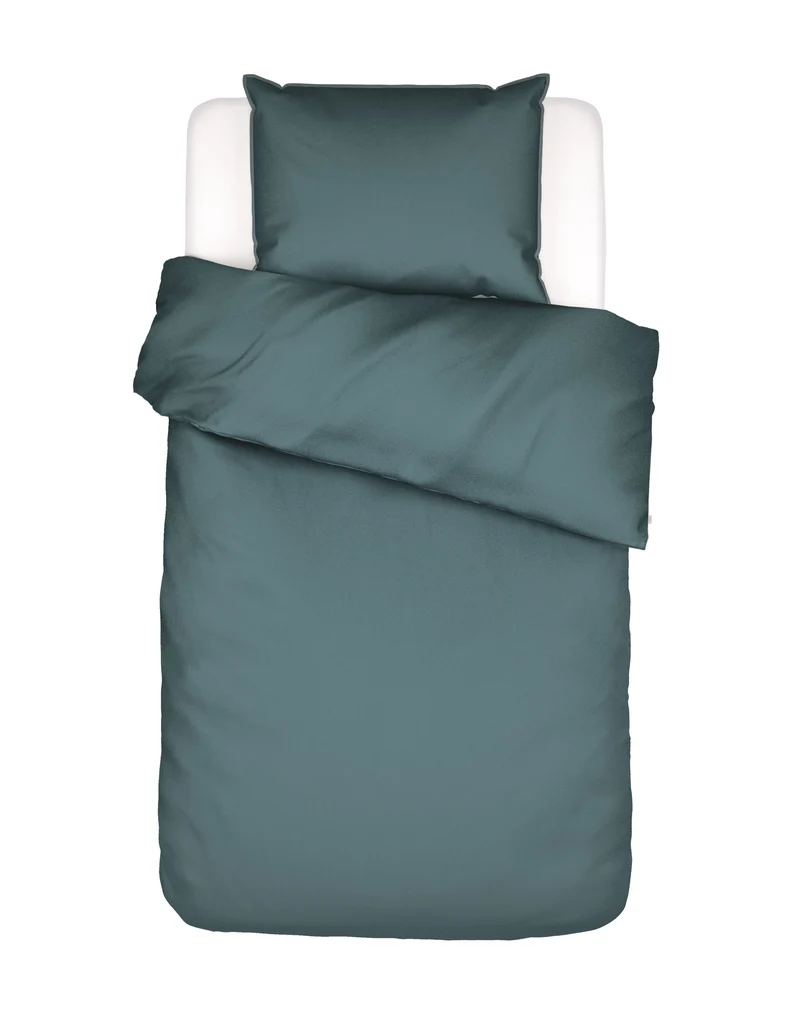 Essenza Minte dekbedovertrek - Eenpersoons – 140x200/220 cm - Denim Blue