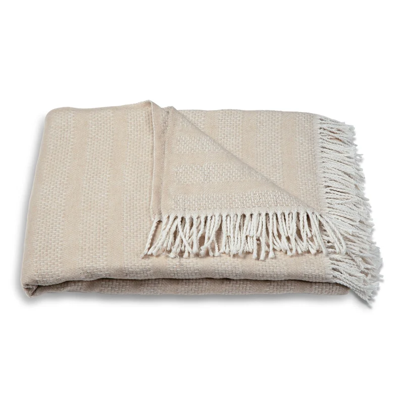 Atmooz plaid Embrace - naturel - 150 x 200 cm