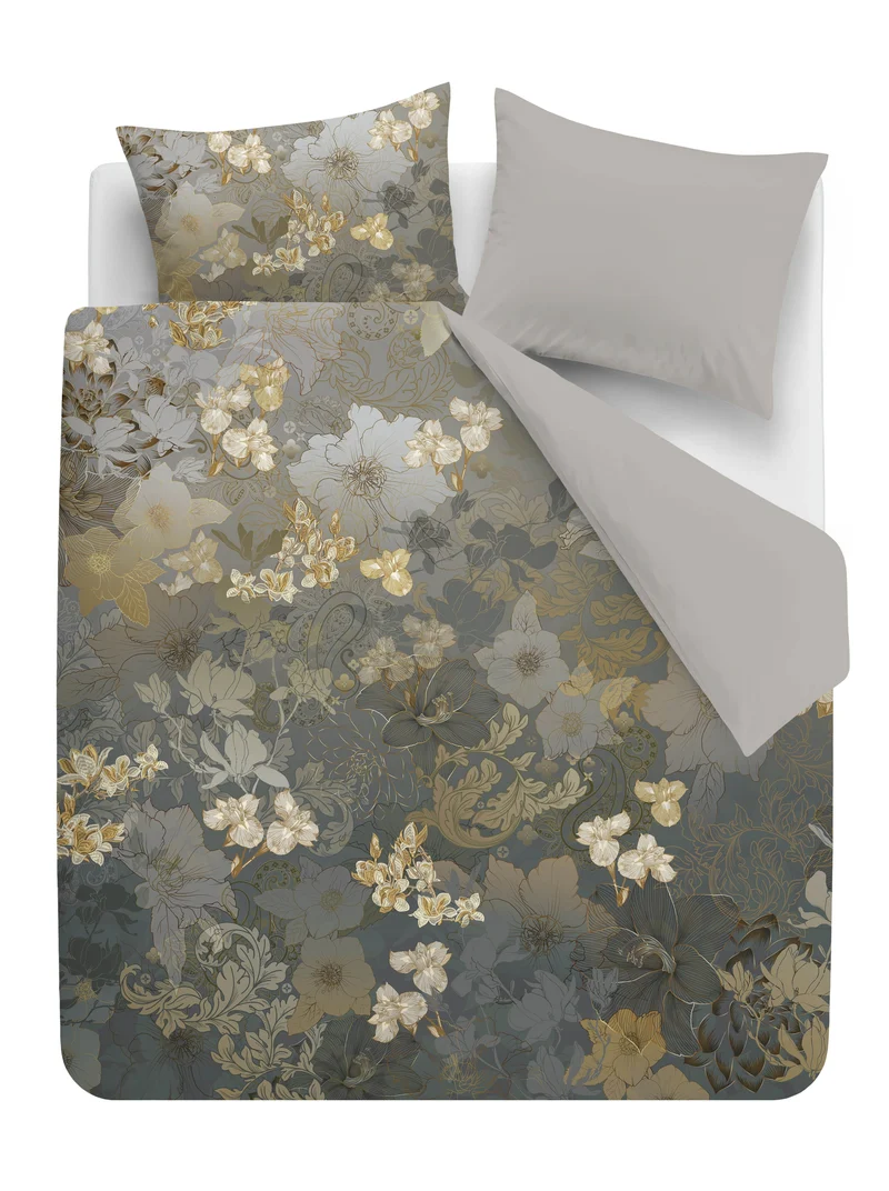 Kardol Dekbedovertrek Flornatus - 200 x 200/220 cm - Olive Green
