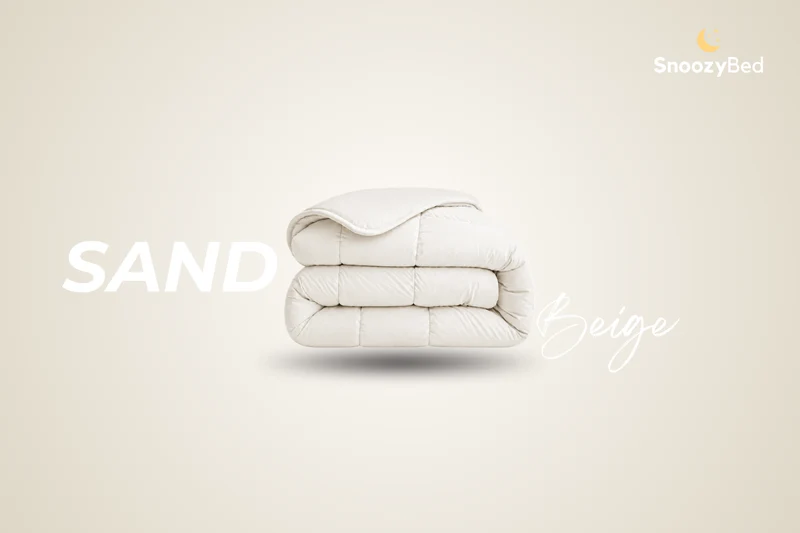SnoozyBed - Dekbed zonder overtrek - Sand - 240x200cm