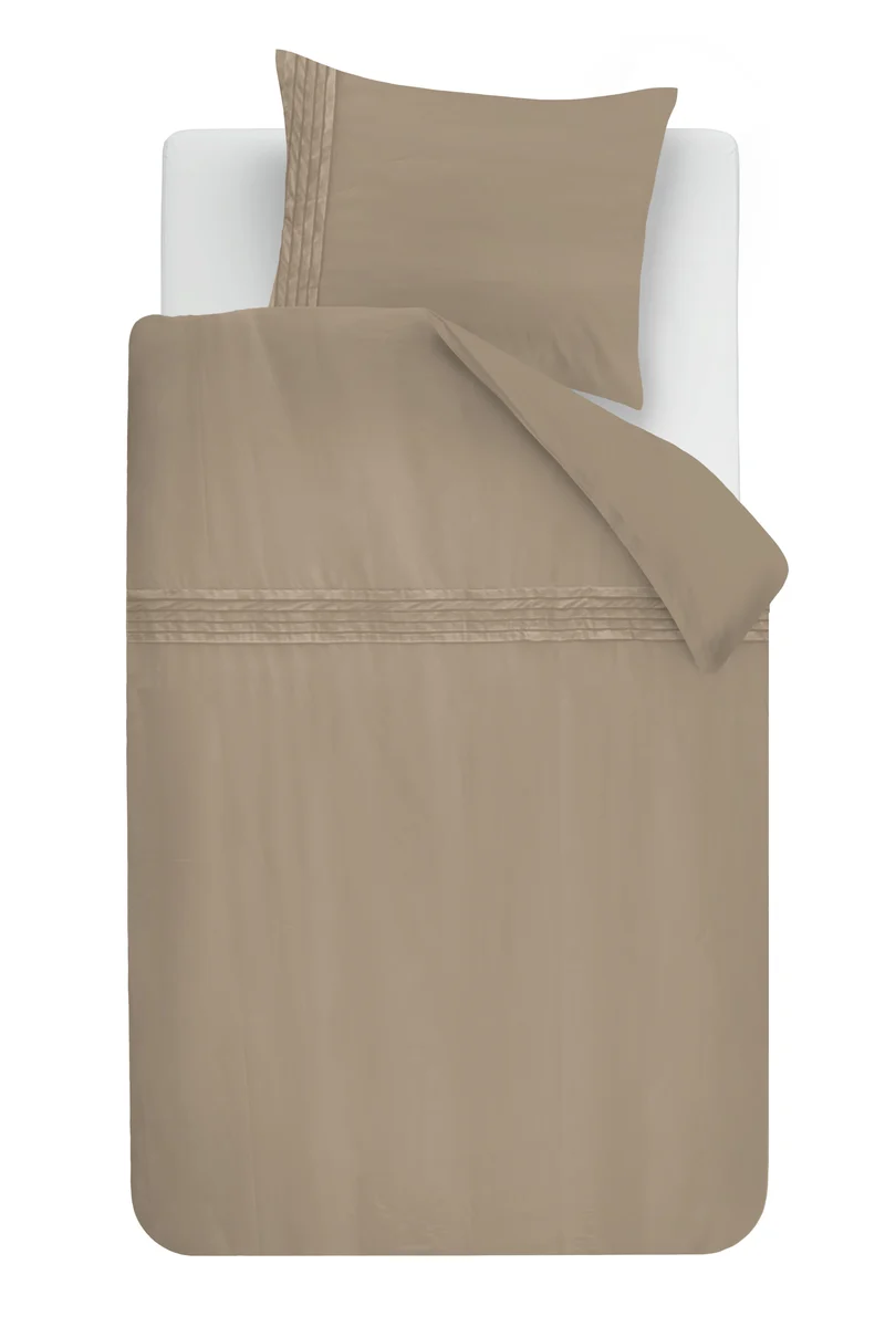 Beddinghouse Dekbedovertrek Osiris - 140 x 200/220 cm - Taupe