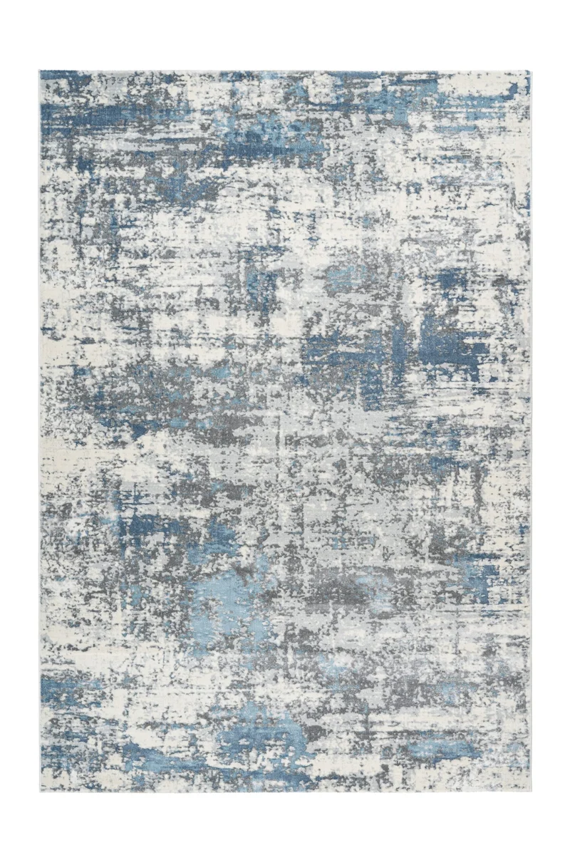 Paris – Blue vintage vloerkleed – Laagpolig