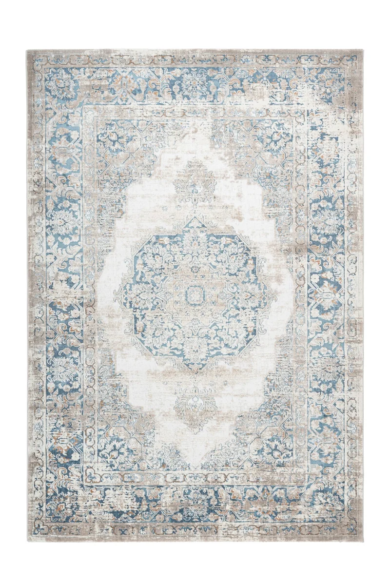 Paris Blue – Vintage oosterse stijl – Laagpolig vloerkleed