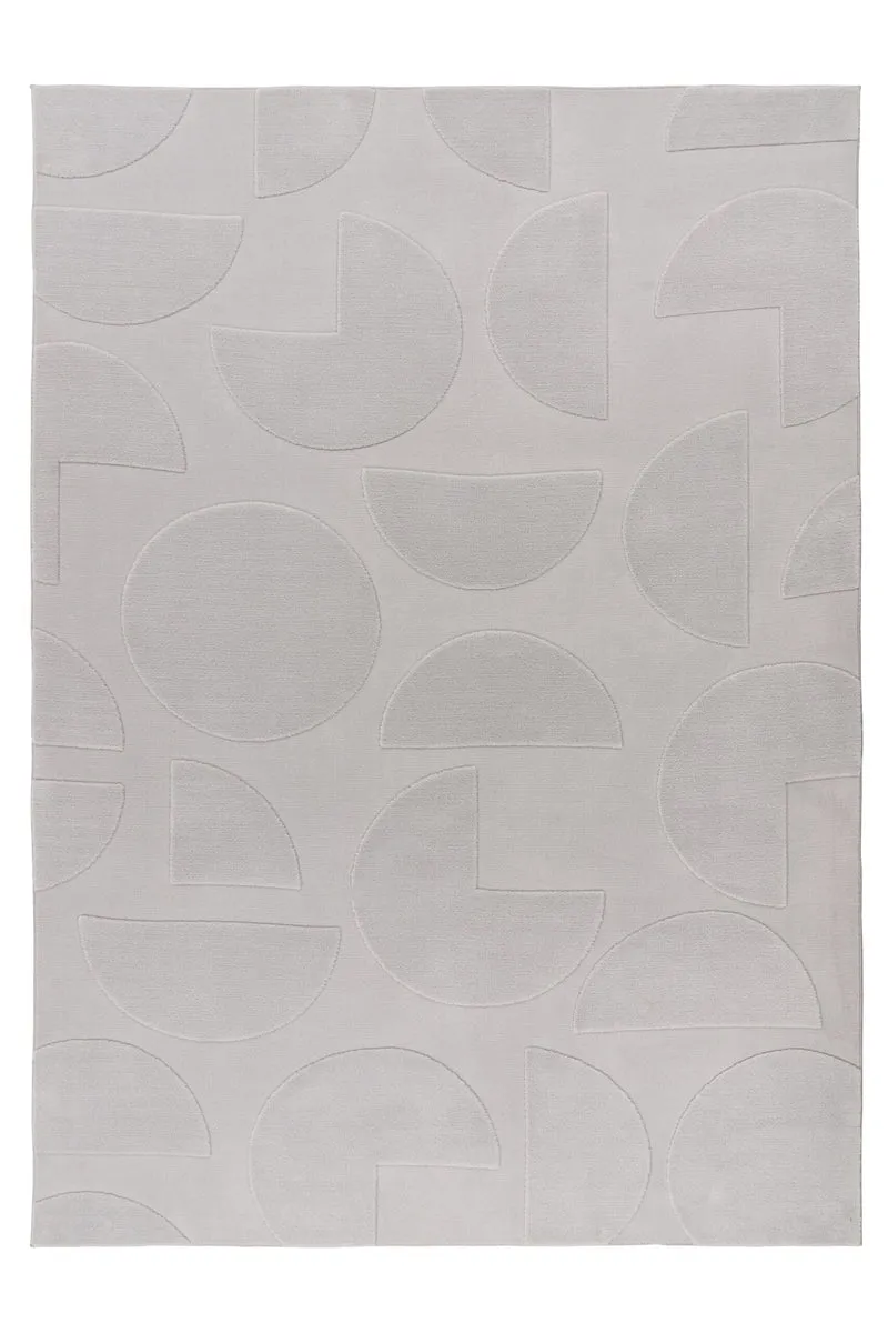 Focus – Silver 3D structuur – Laagpolig vloerkleed