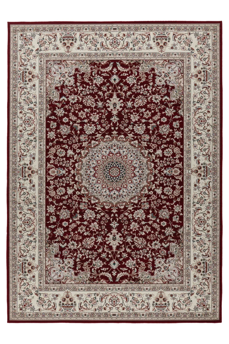 Dunya – Red oosterse stijl – Dun geweven vloerkleed