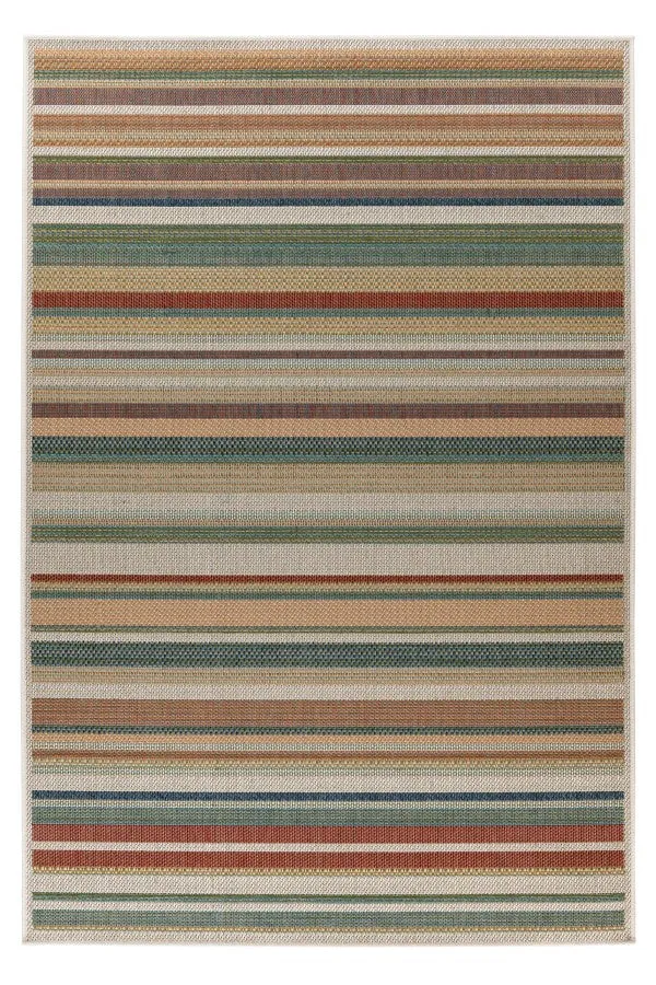 Capri Stripe Multi – Binnen- & Buitenkleed – Gestreept Design