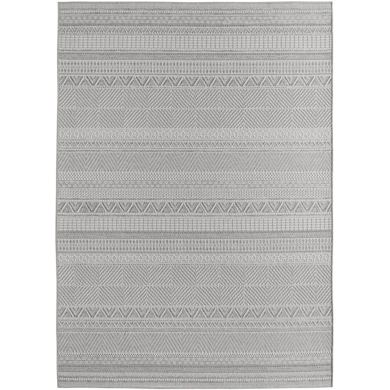 Desert – Geometrisch Motief Grijs – Laagpolig Vloerkleed – Scandinavisch Design