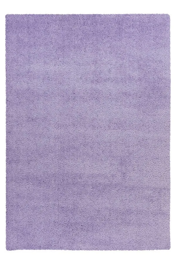 Hoogpolig vloerkleed Dream – Lavendel, pastelpaars met een dromerig zachte touch
