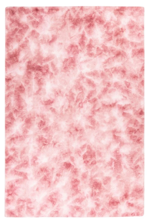 Bolero Vloerkleed – Roze – Tie-Dye Design – Fluffy & Hoogpolig