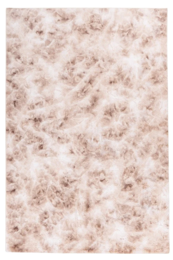 Bolero Vloerkleed – Beige – Tie-Dye Design – Fluffy & Hoogpolig