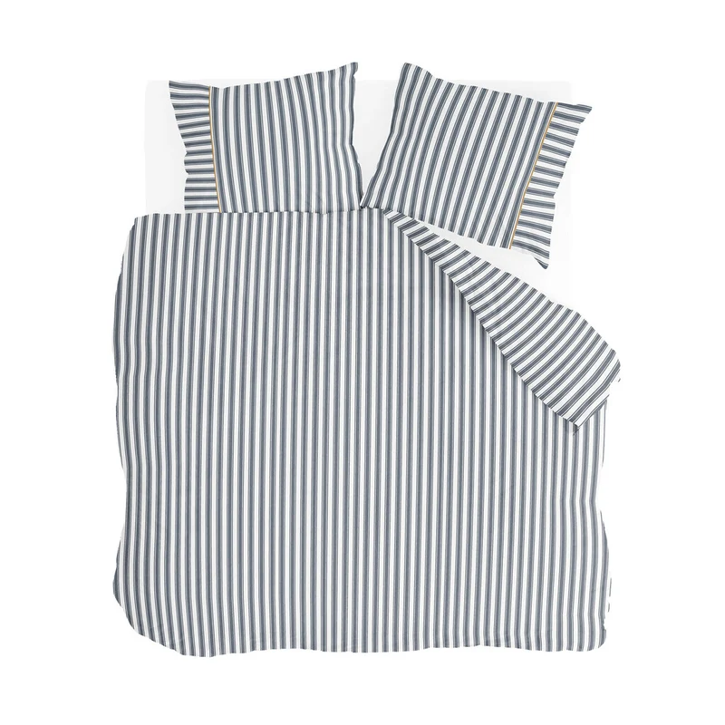 Walra - Dekbedovertrek Refined Lines - 240x220 cm - Blauw