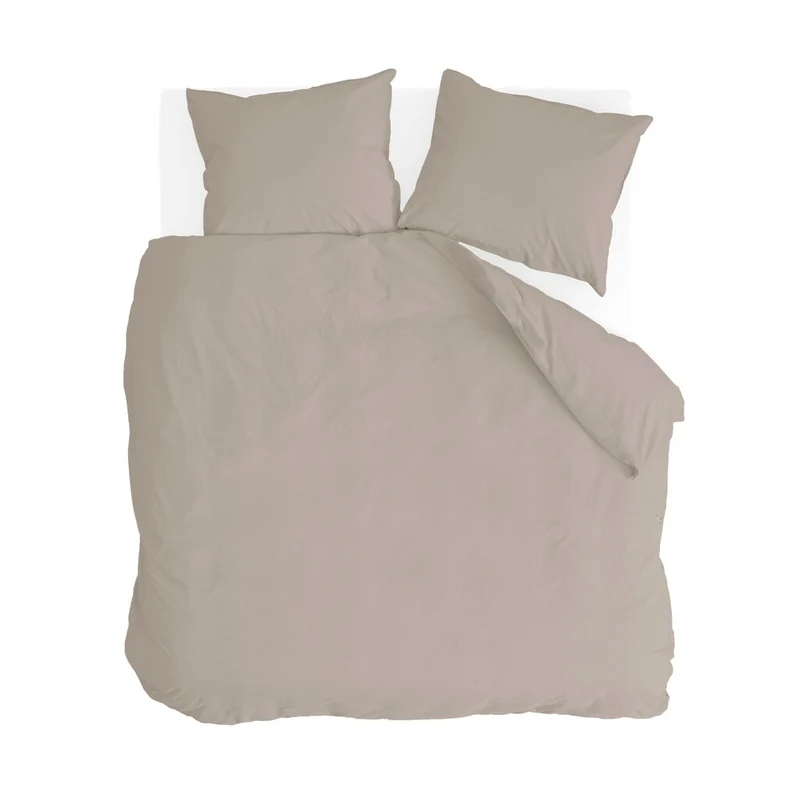 Walra - Dekbedovertrek Linen Elegance - 240x220 cm - Zand