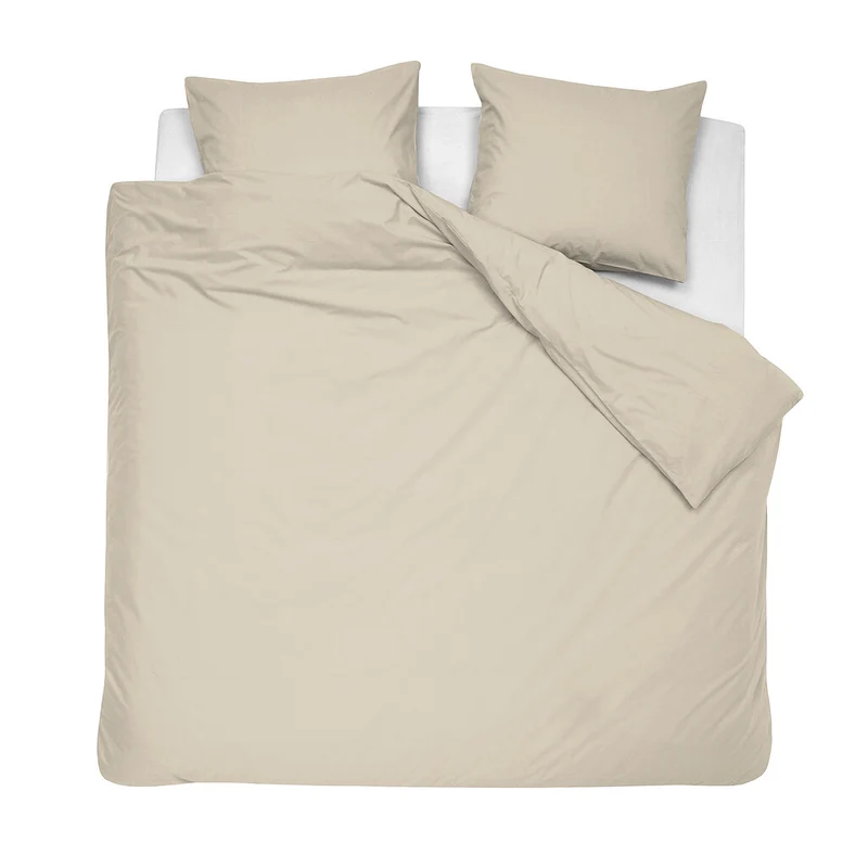 Cinderella - Dekbedovertrek Morning Flanel - 240x250 cm - Licht Zand