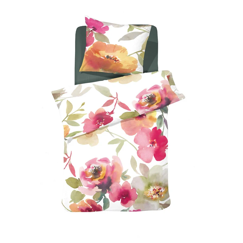 Cinderella - Dekbedovertrek Flore - 140x220 cm - Roze