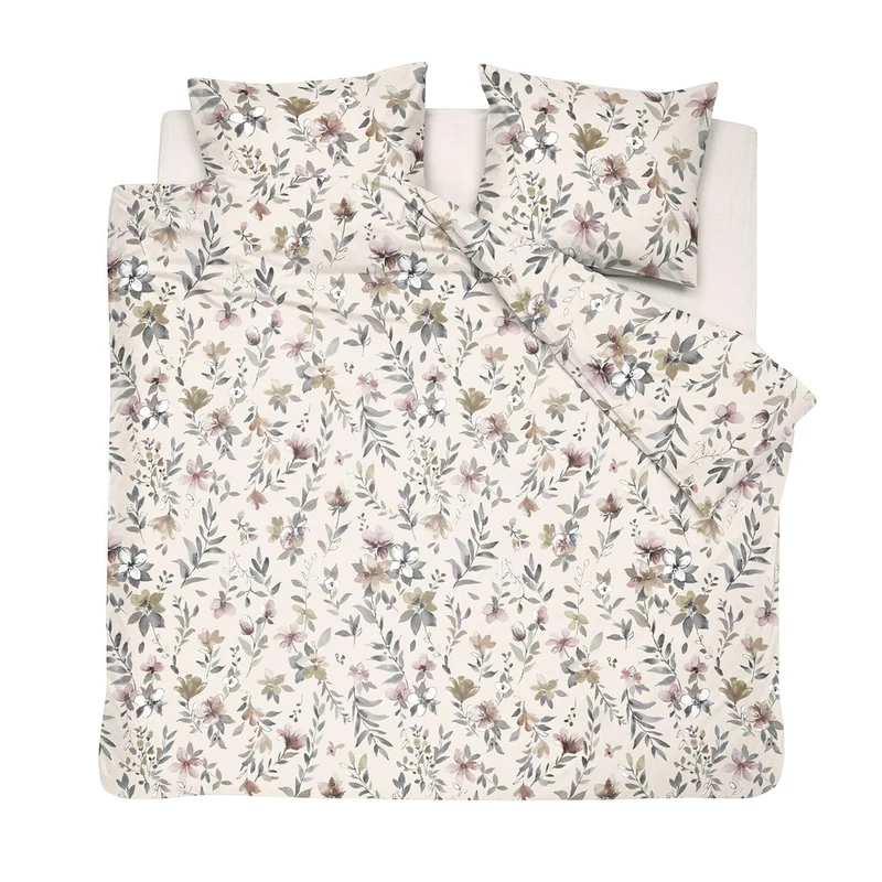 Cinderella - Dekbedovertrek Botanica Flanel - 200x220 cm - Beige