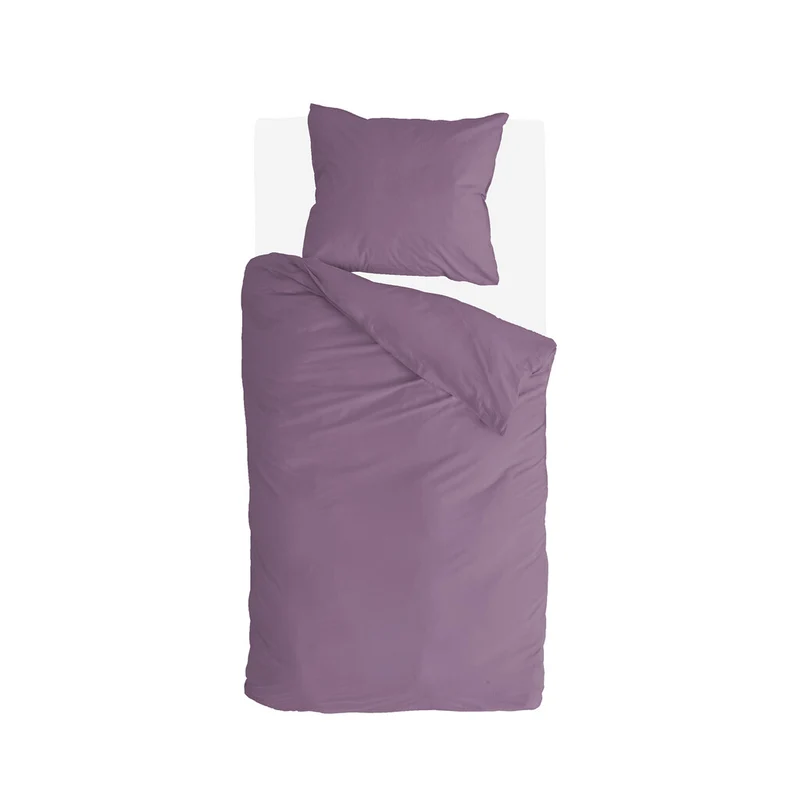 Byrklund - Dekbedovertrek Pure & Plain - 140x220 cm - Paars