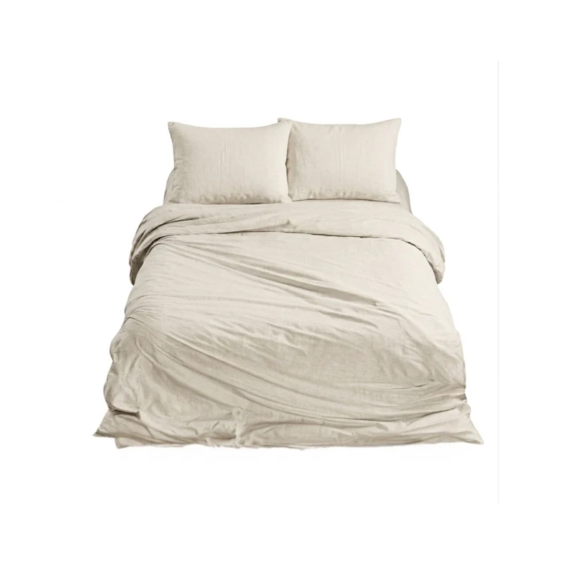 Ten Cate Linnen/Katoensatijn Dekbedovertrek 240x200/220 - Beige