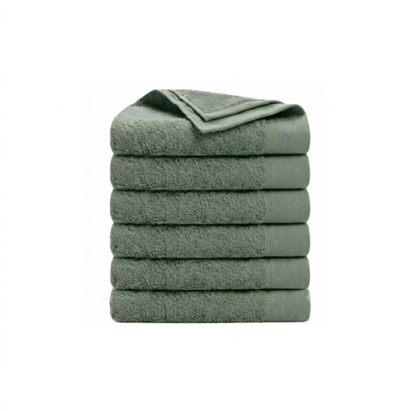 Ten Cate handdoeken 50x100 cm - seagrass groen - 6pack