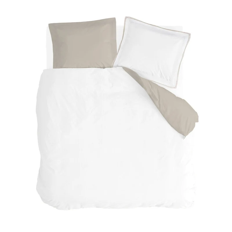 Walra - Dekbedovertrek Classy Tencel - 200x220 cm - Off White / Beige
