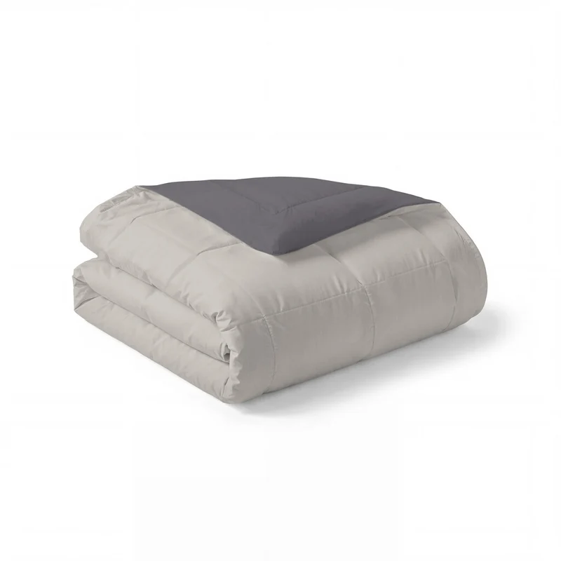 Byrklund - Dekbed zonder overtrek Wash & Rest - 200x200 cm - Zand / Antraciet
