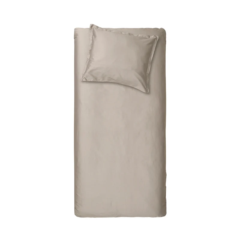 Cinderella - Dekbedovertrek Sundays Satijn - 140x220 cm - Taupe