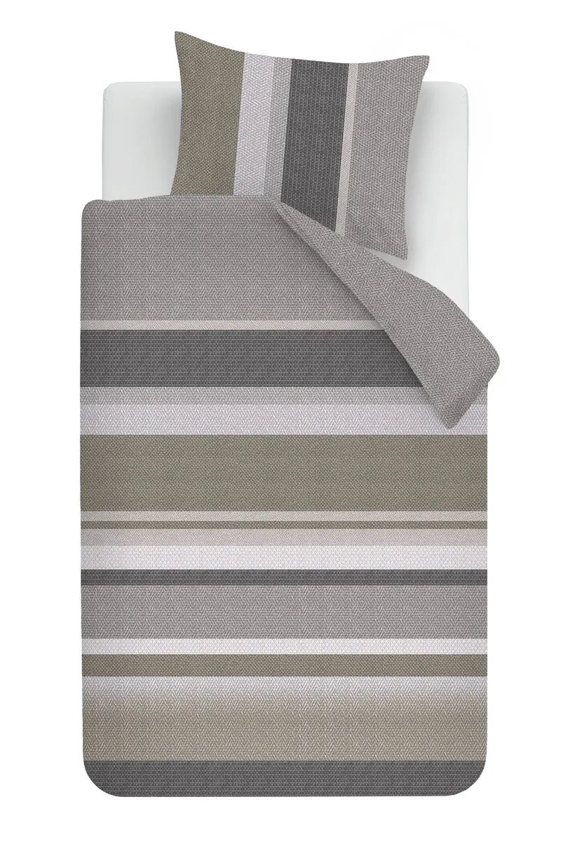 Beddinghouse Dekbedovertrek Nyls - 140 x 200/220 cm - Grijs