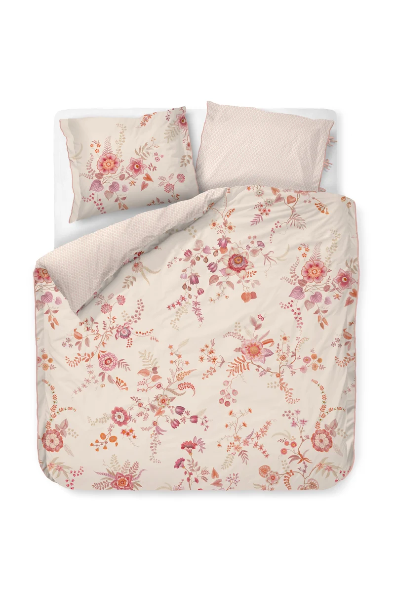 Pip Studio Dekbedovertrek Everbloom - 240 x 200/220 cm - Licht roze