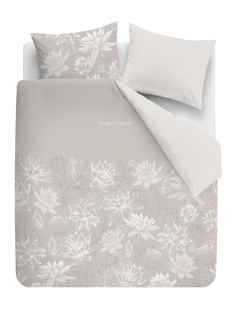 Rivièra Maison Dekbedovertrek Amelia - 260 x 200/220 cm - Taupe