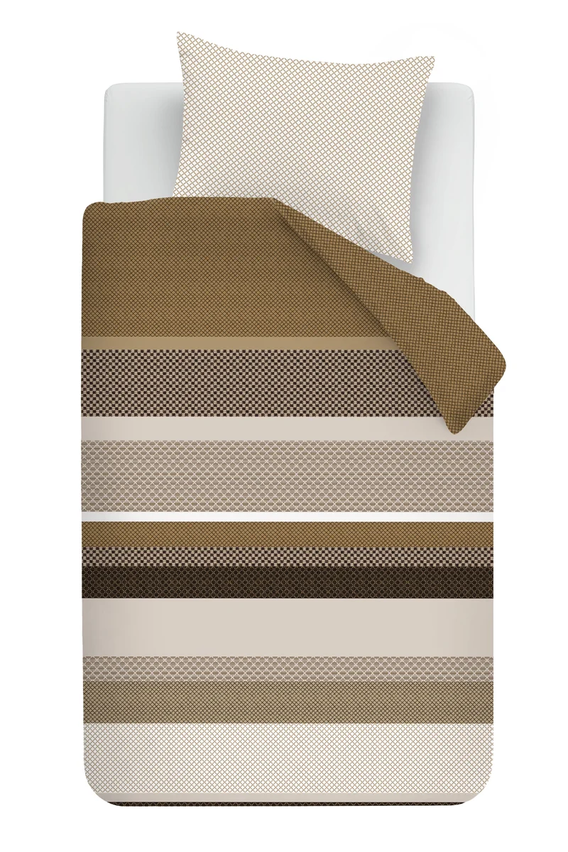 Beddinghouse Dekbedovertrek Hylke - 140 x 200/220 cm - Goud
