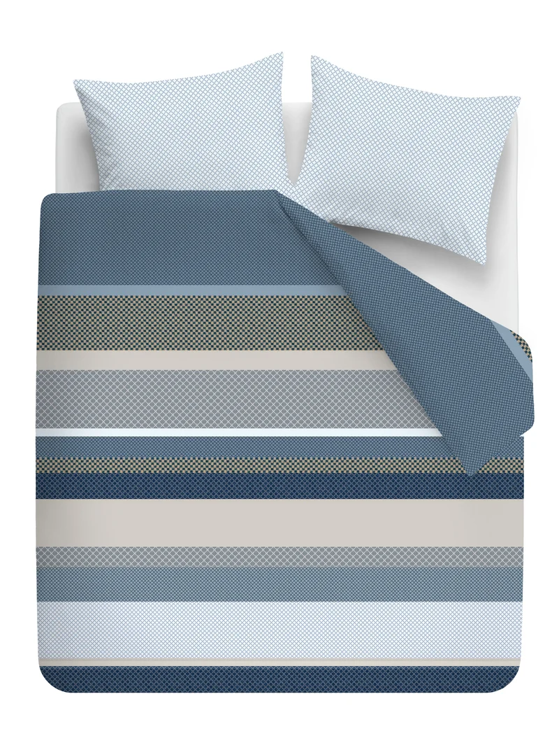 Beddinghouse Dekbedovertrek Hylke - 240 x 200/220 cm - Blauw