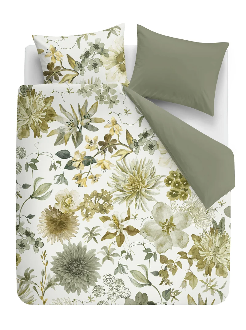 Beddinghouse Dekbedovertrek Florent - 240 x 200/220 cm - Groen