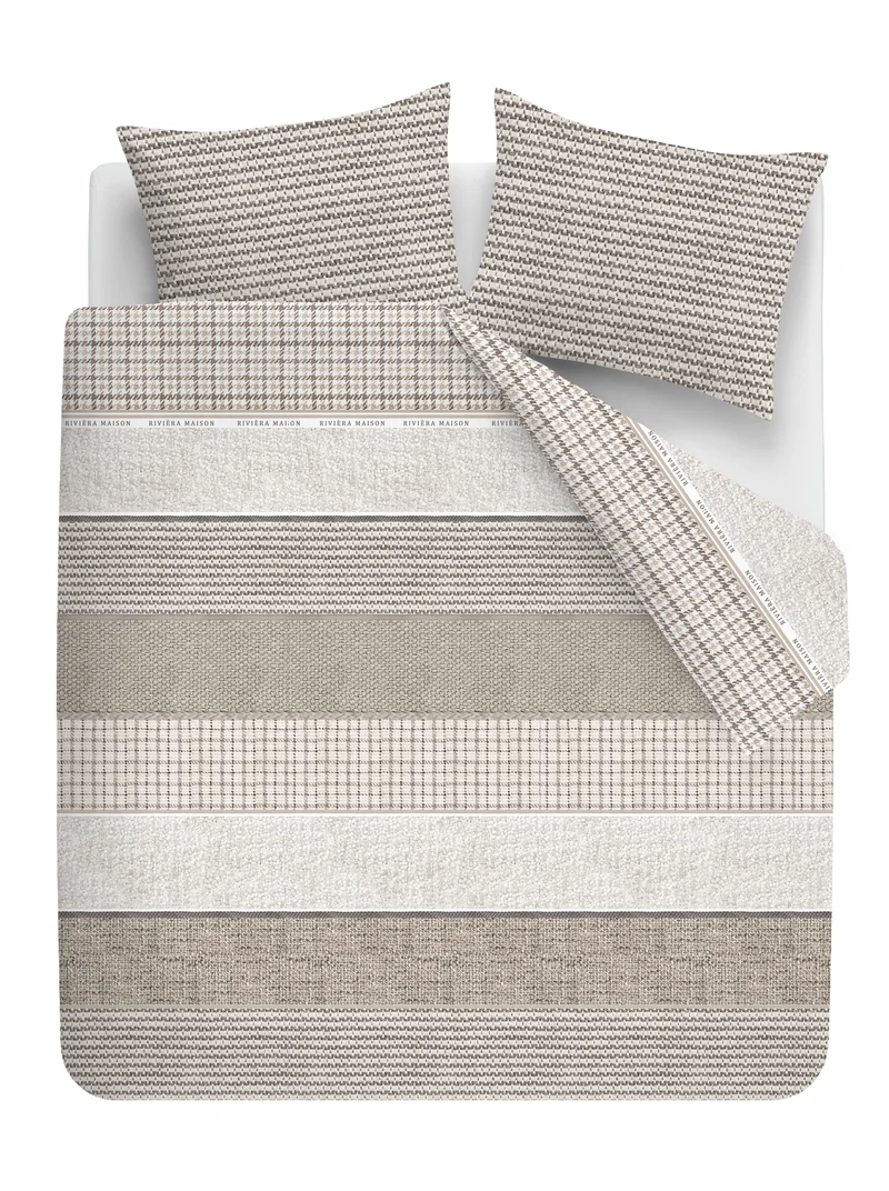Rivièra Maison Dekbedovertrek Tailor - 200 x 200/220 cm - Zand