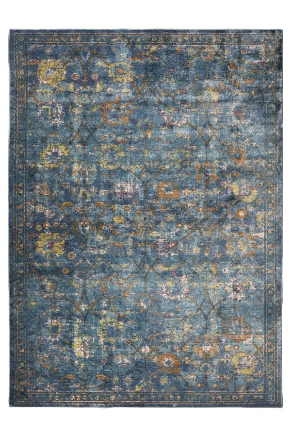 Picasso Sarough – Vintage – Laagpolig Vloerkleed – Blauw