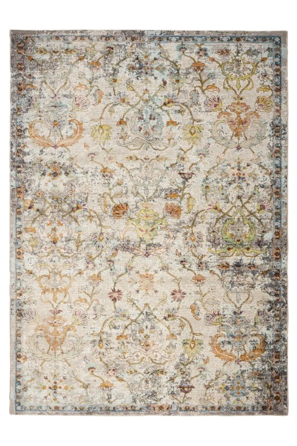 Picasso Sarough – Laagpolig – Vintage Vloerkleed – Creme / Beige