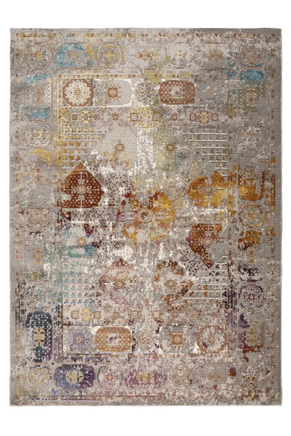 Picasso Feraghan – Vintage – Laagpolig Vloerkleed – Multi / Beige