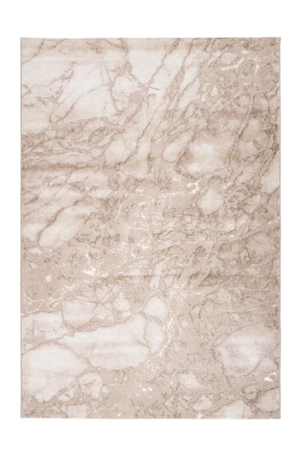 Marmaris Vloerkleed – Beige – Marmerlook Design – Modern & Laagpolig